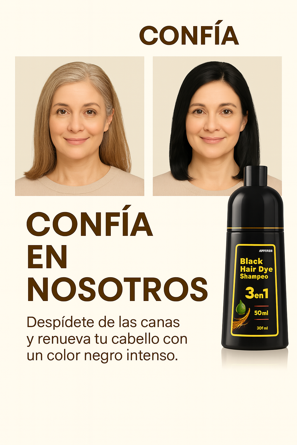 Champú tinte permanente