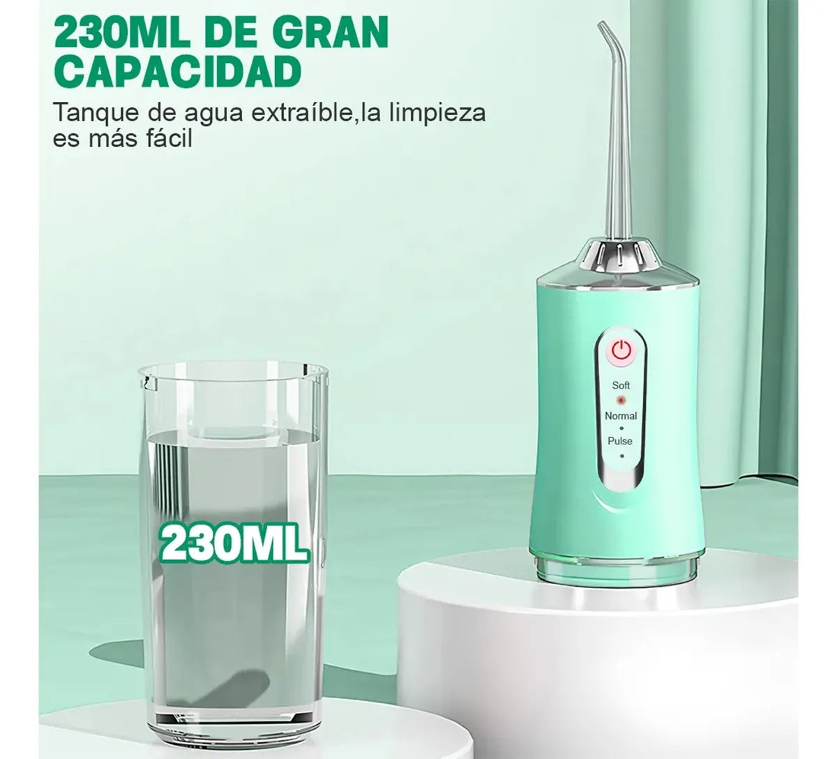 Irrigador Bucal Portátil 4 en 1: La Revolución en tu Higiene Oral
