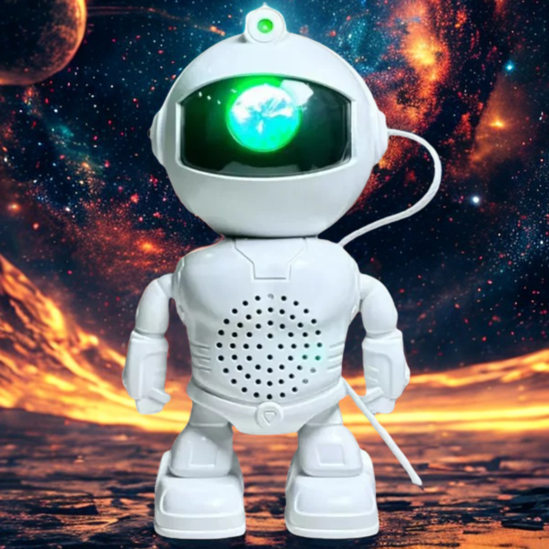 Proyector Astronauta Galáctico con Bluetooth.