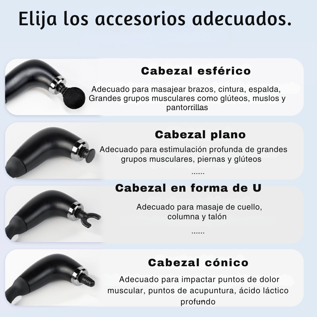 Masajeador Portátil Recargable.