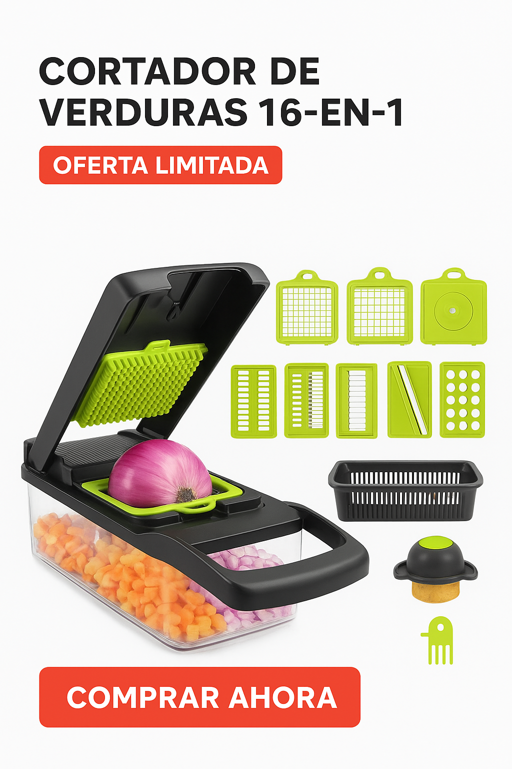 Cortador de Verduras 16-en-1