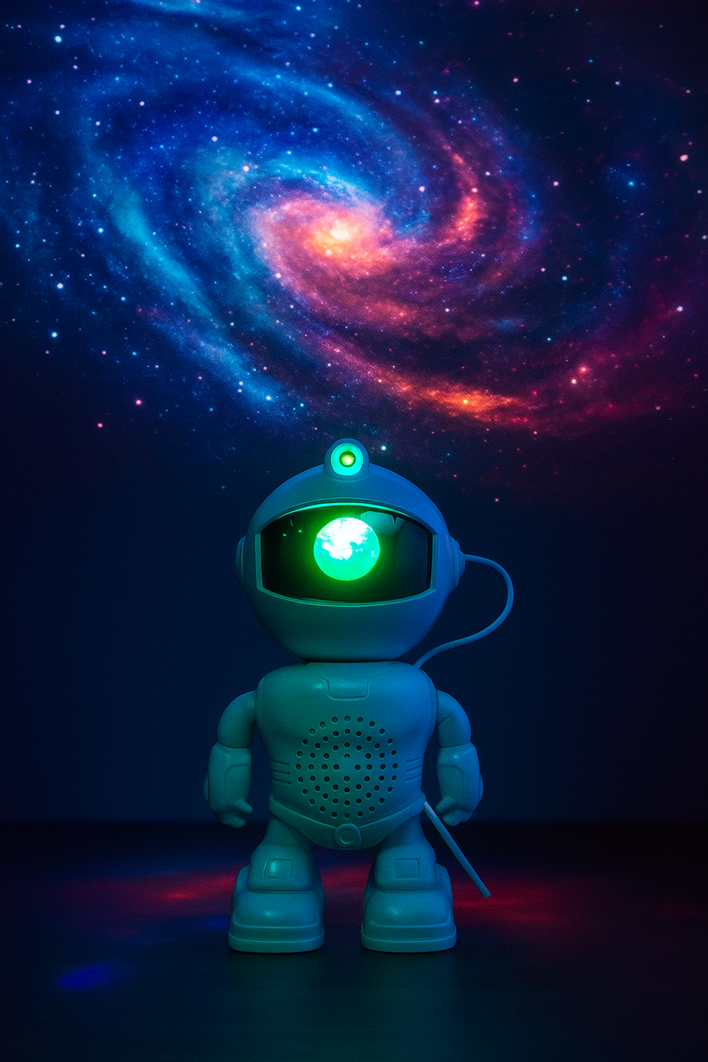 Proyector Astronauta Galáctico con Bluetooth.