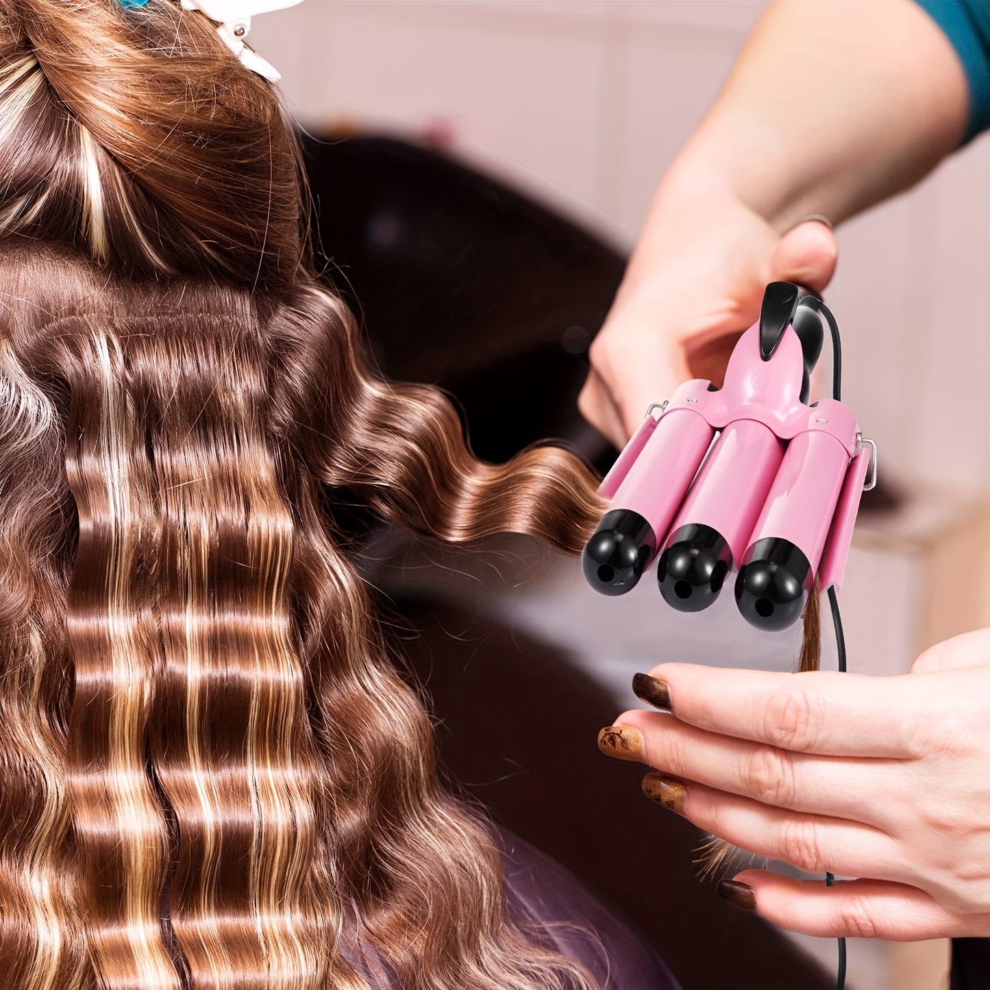 Rizador de Pelo de 3 Barriles