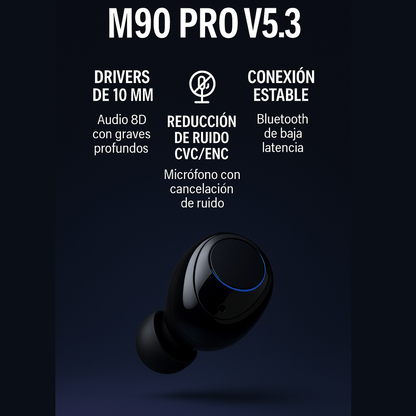 Audifonos bluetooth M90 Pro