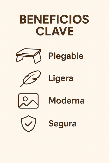 Mesita Plegable portatil