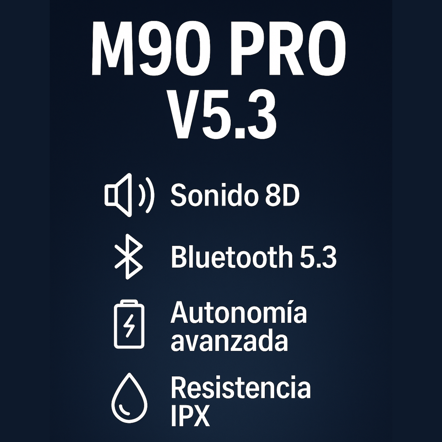Audifonos bluetooth M90 Pro