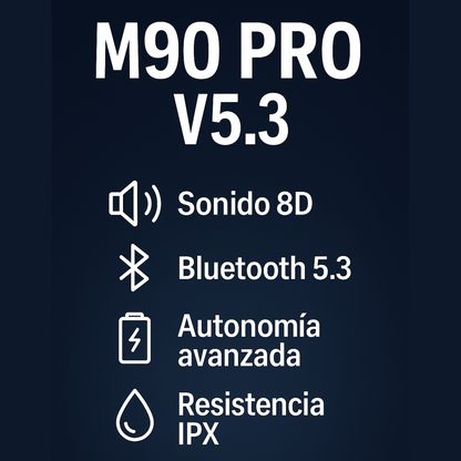Audifonos bluetooth M90 Pro