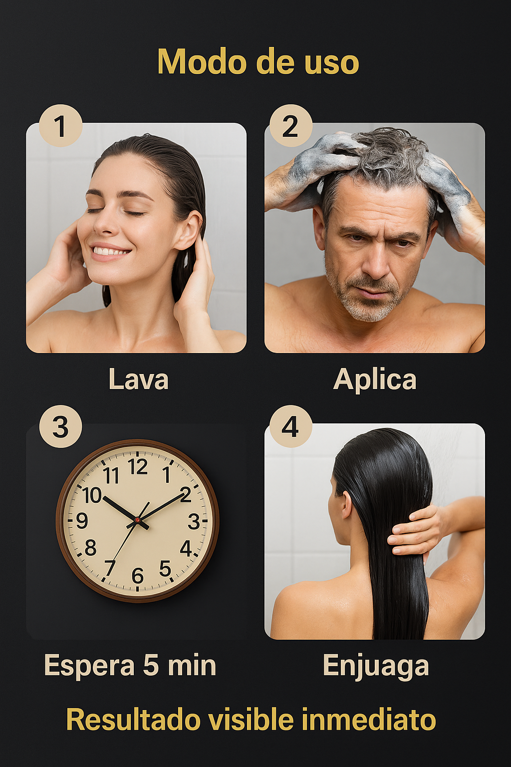 Champú tinte permanente