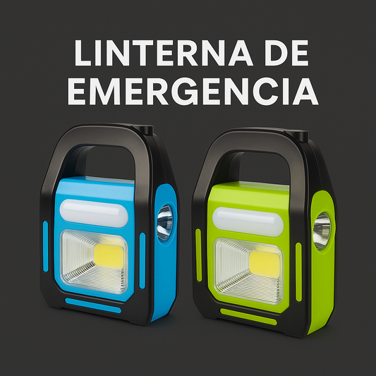 Linterna de emergencia, 3 modos.