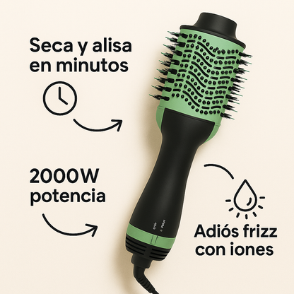 Cepillo secador Avocado 3 en 1