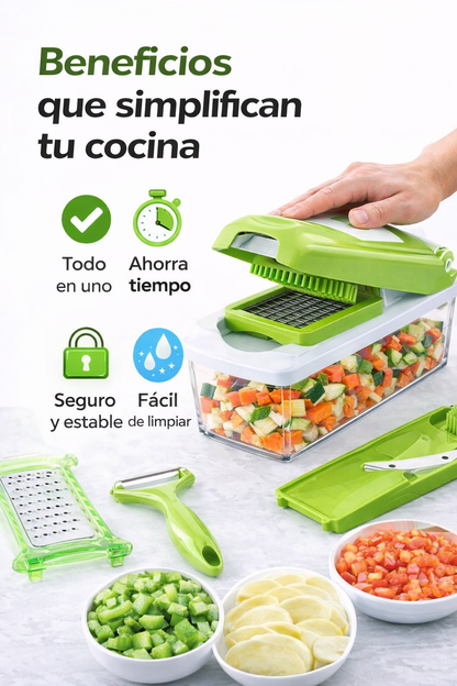 Cortador de verduras multifuncional