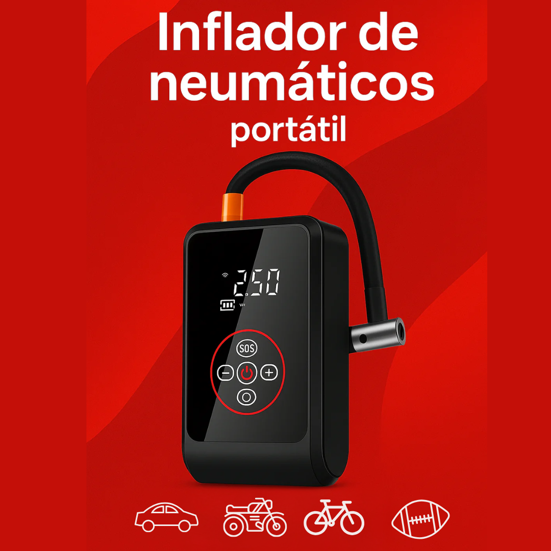Inflador de Neumáticos Portátil