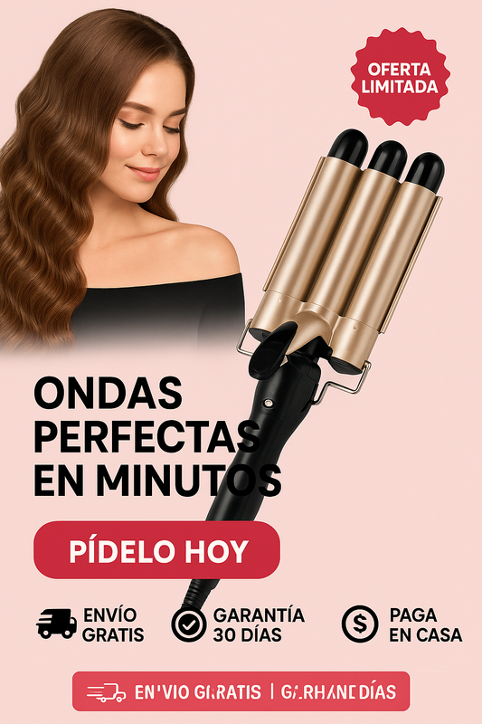 Rizador de Pelo de 3 Barriles