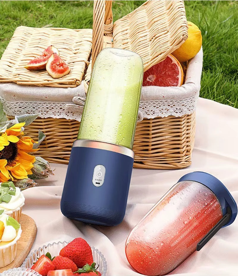 Mini Licuadora Portatil  400 ml con Doble Taza