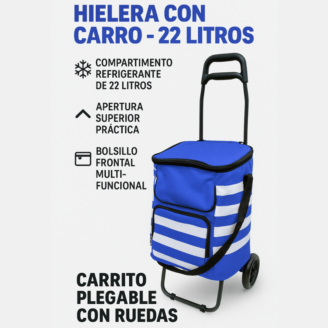 Hielera Portátil  – 22 Litros
