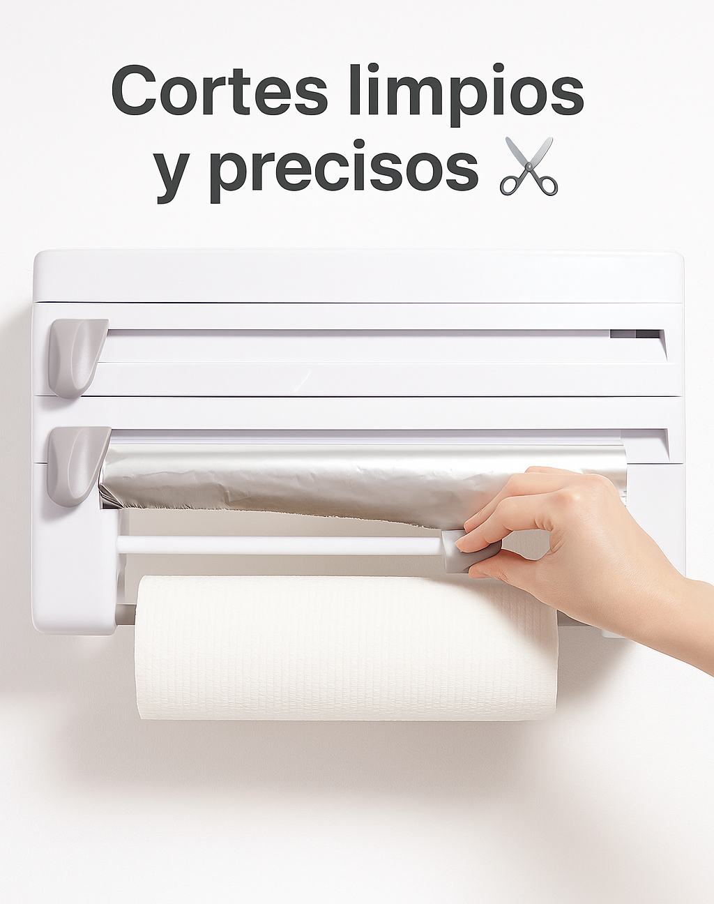 Organizador de pared para cocina 4 en 1