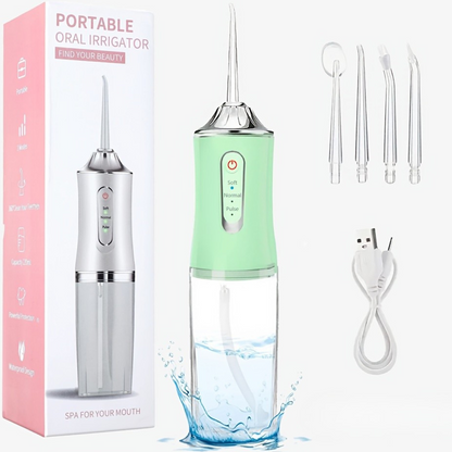 Irrigador Bucal Portátil 4 en 1: La Revolución en tu Higiene Oral