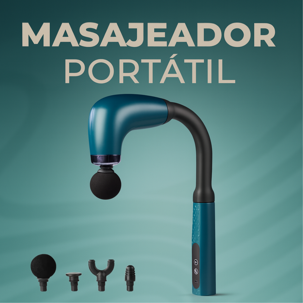 Masajeador Portátil Recargable.