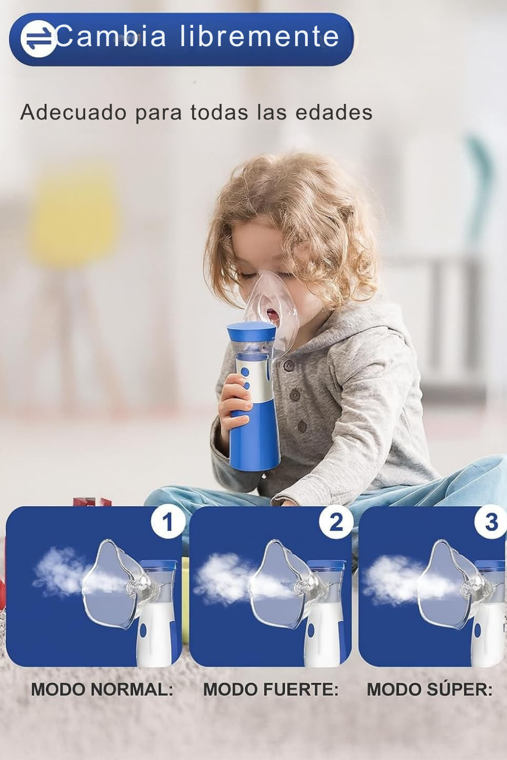 Nebulizador Portátil Eléctrico