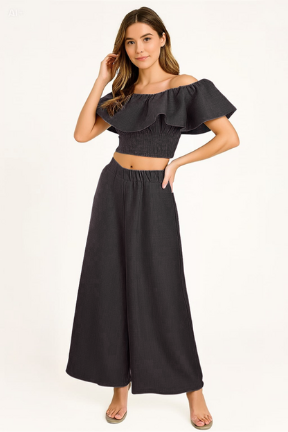 Conjunto Doble Pieza Femenino – Elegancia y Comodidad