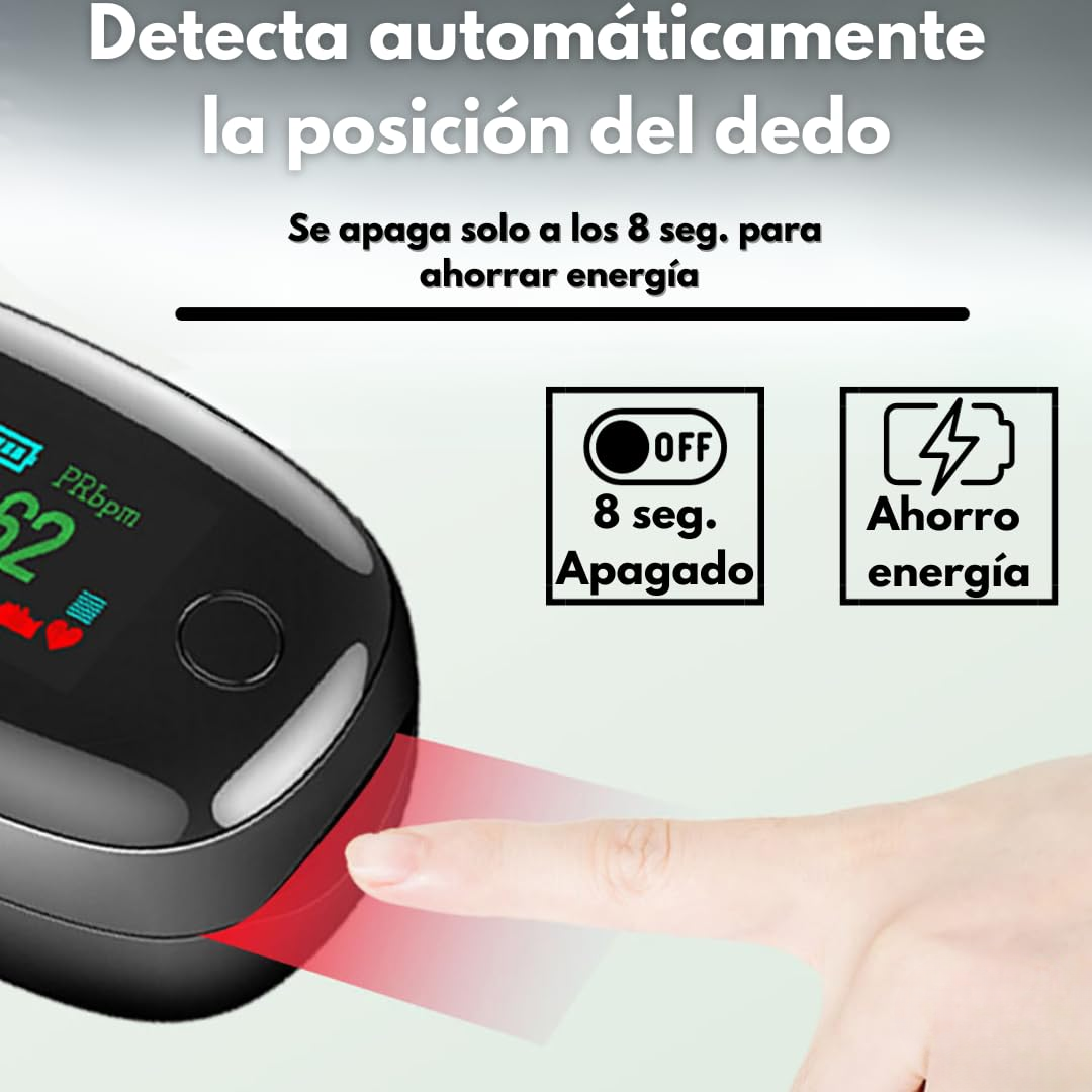 Oxímetro Digital de Pulso - Precisión y Comodidad al Alcance de tu Dedo