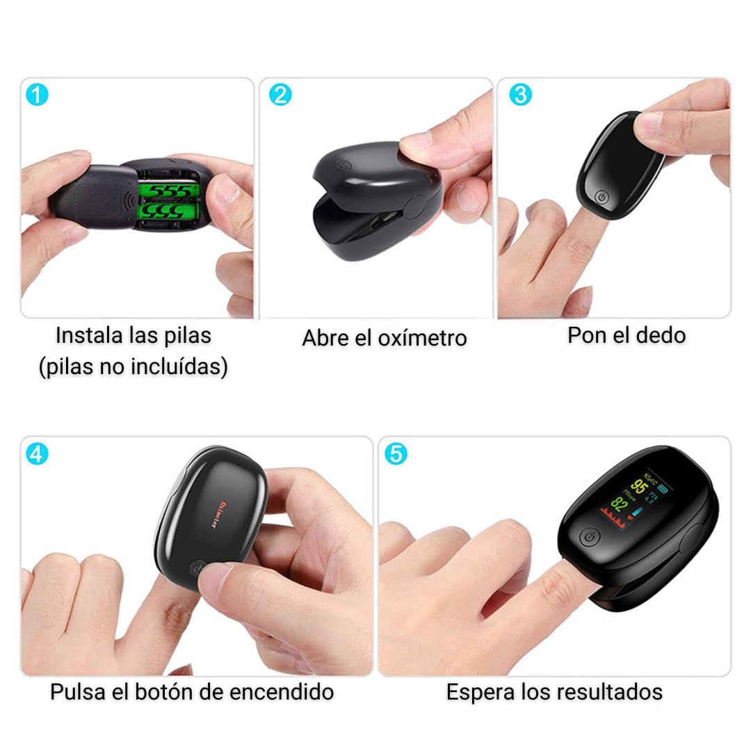 Oxímetro Digital de Pulso - Precisión y Comodidad al Alcance de tu Dedo