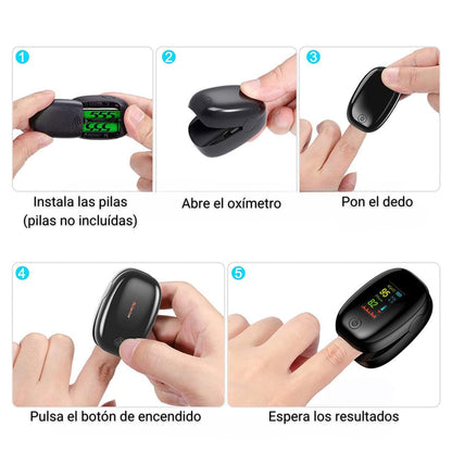 Oxímetro Digital de Pulso - Precisión y Comodidad al Alcance de tu Dedo