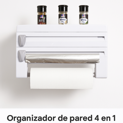 Organizador de pared para cocina 4 en 1