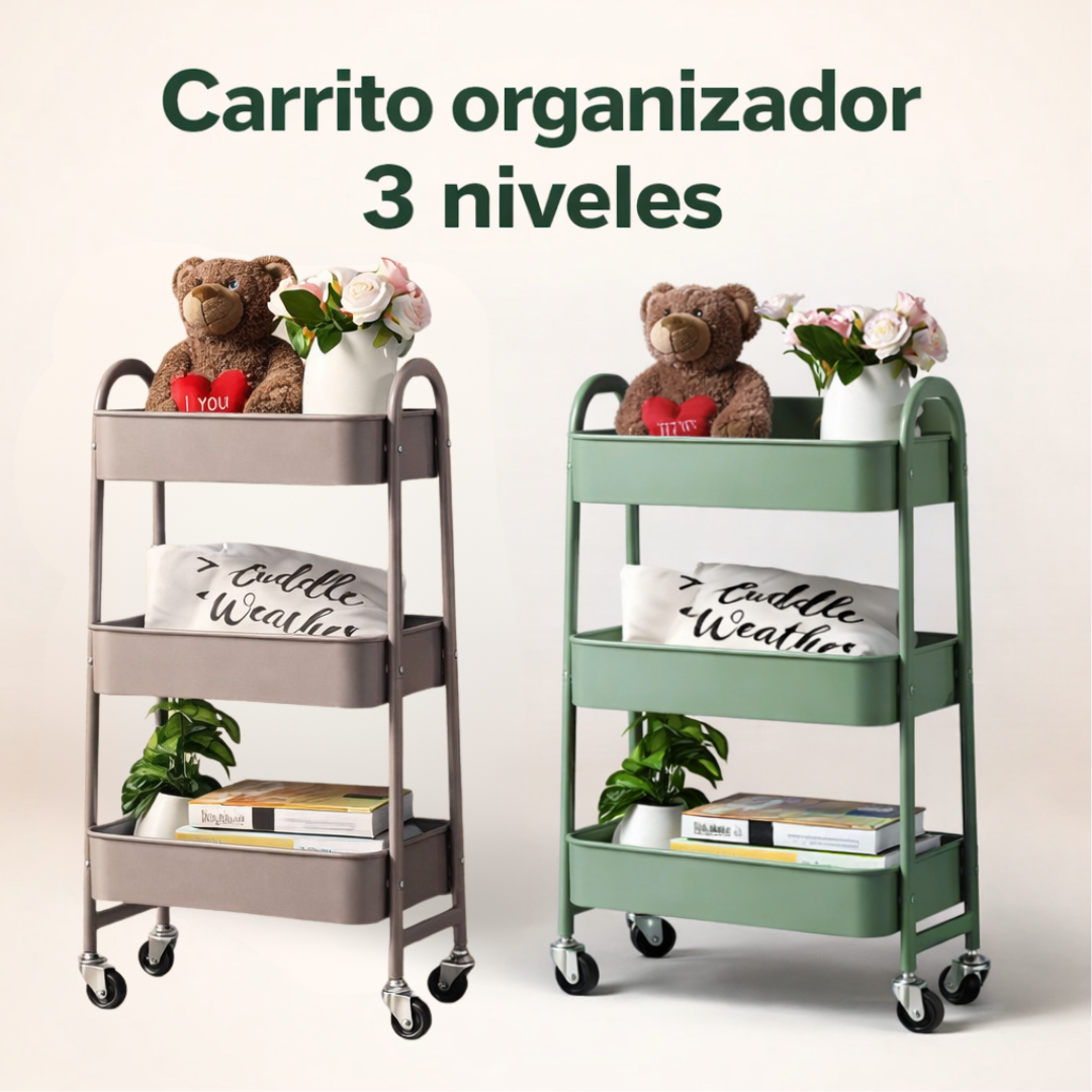 Carrito organizador 3 niveles - ENVIO GRATIS