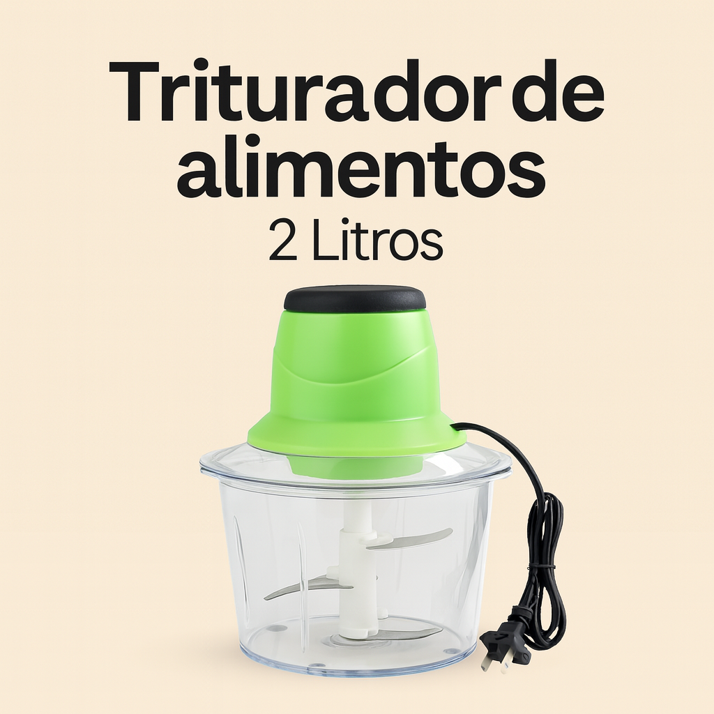 Triturador de alimentos- 2 Litros