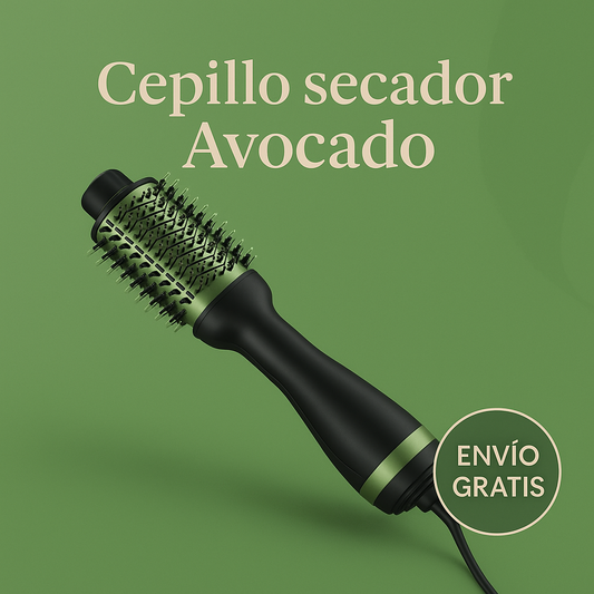 Cepillo secador Avocado 3 en 1